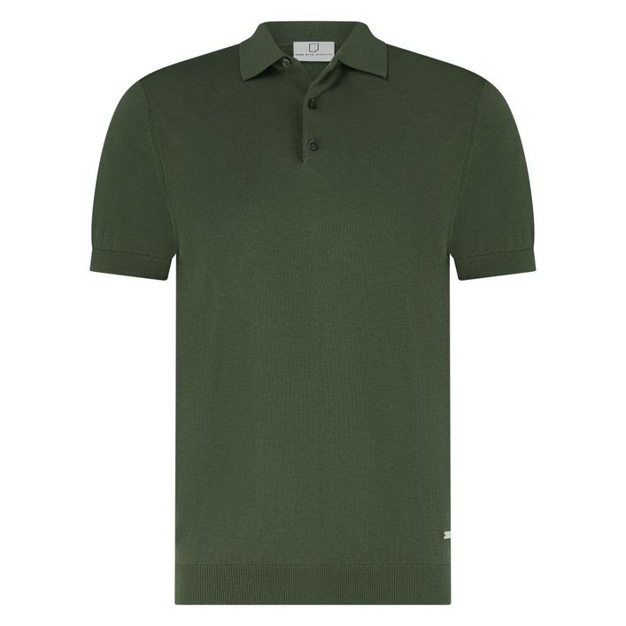 WOLF KNITTED POLO SS